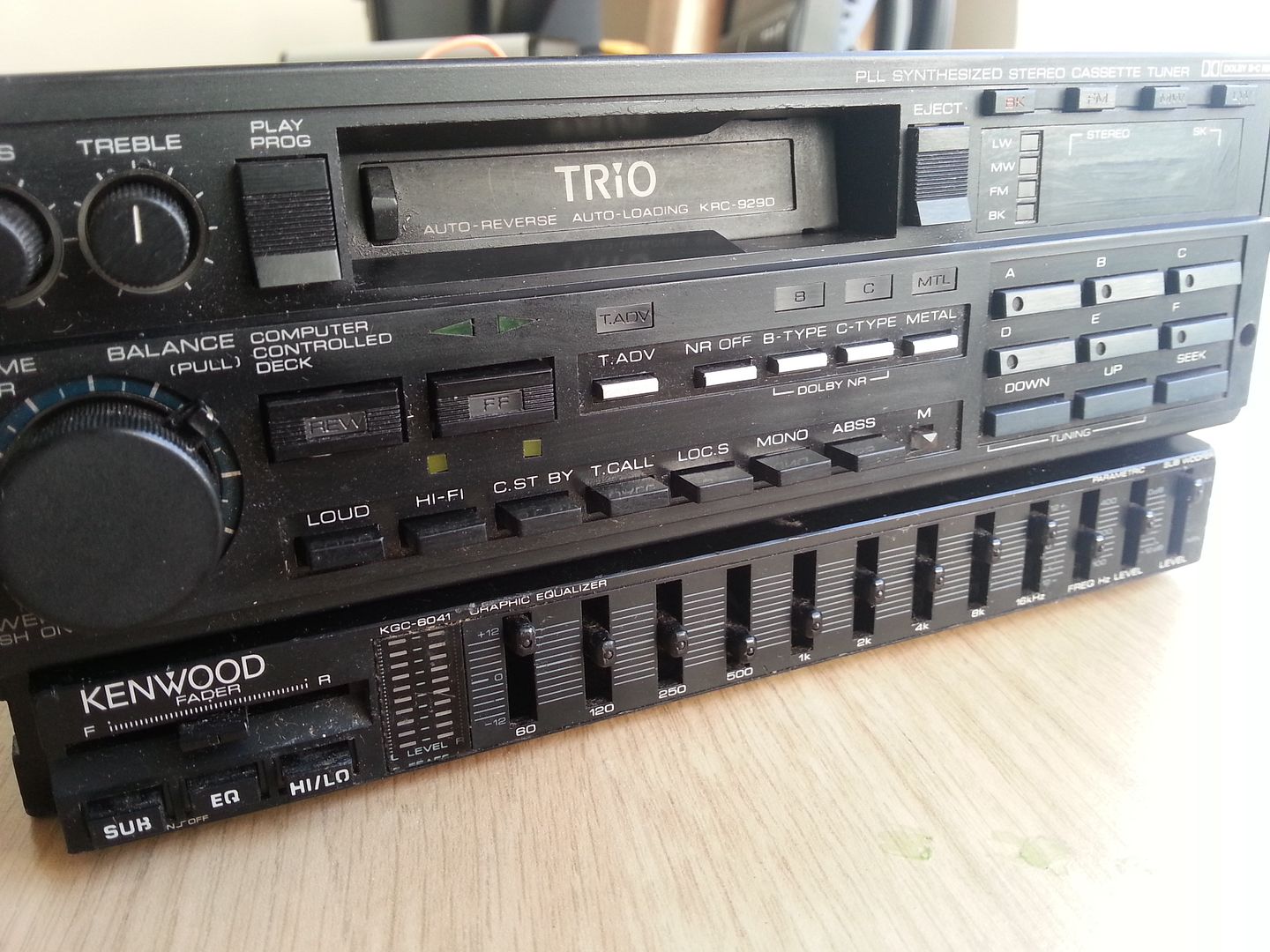 Vintage Kenwood KGC 6041 Parametic Car Graphic Equalizer Sub KAC KRC